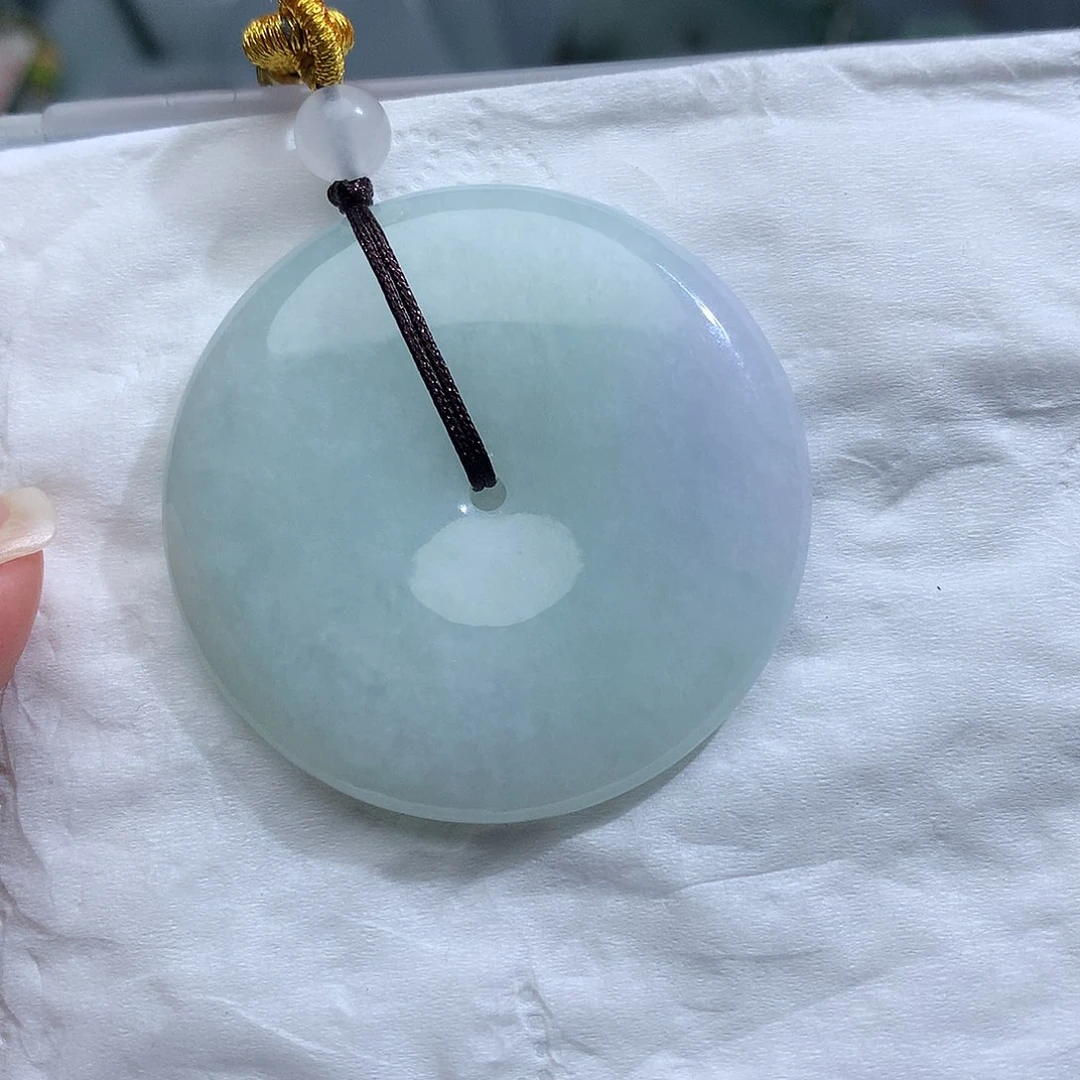 倩***店翡翠未镶嵌颈饰309