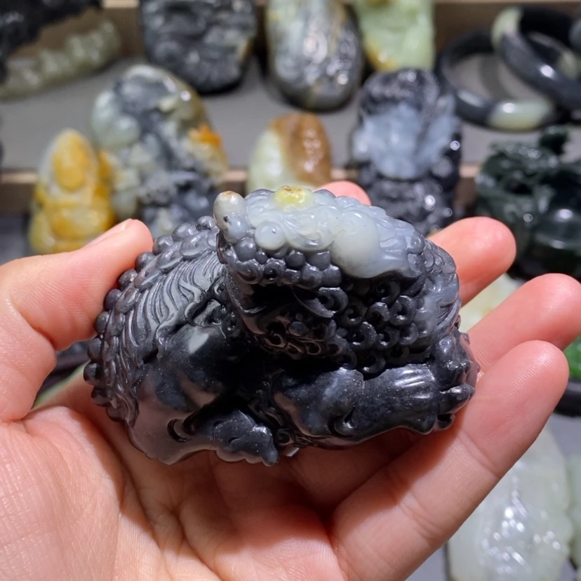 【闪购商品】和田玉把件未镶嵌魔*