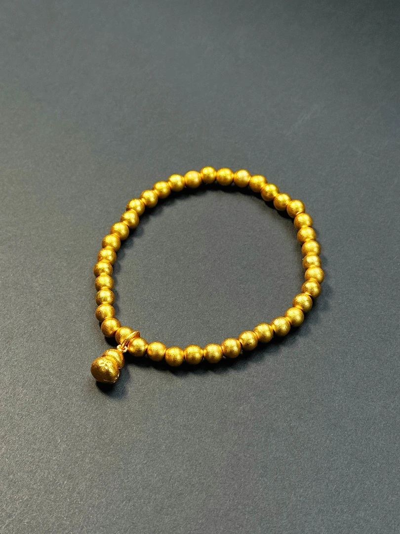 合金手链  【俊杰专属】镀K金 拉丝葫芦手链  5-YW08T09