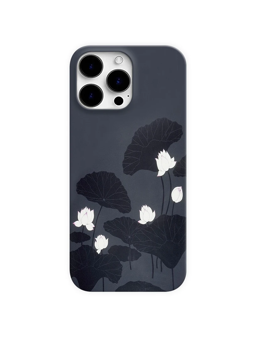 白莲花手机壳适用于苹果15promax华为mate荣耀vivo小红米oppo一加