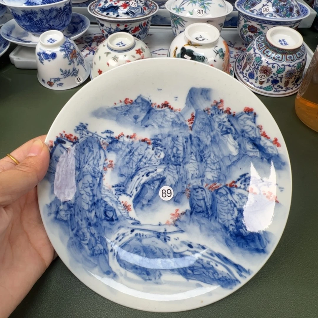 陶瓷景德镇纯手工纯手绘茶具木木89