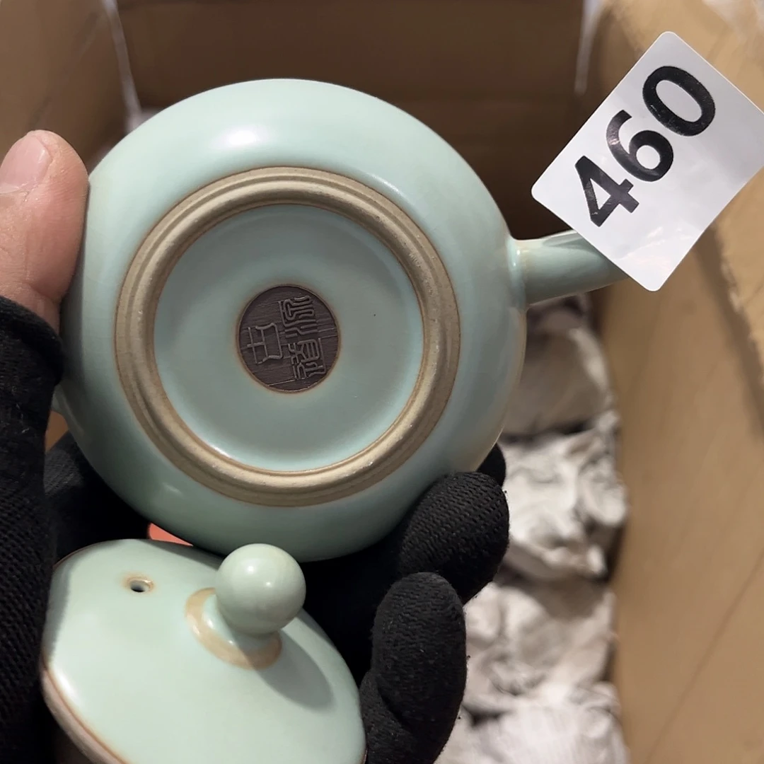 瓷片茶摆件工艺品摆件666