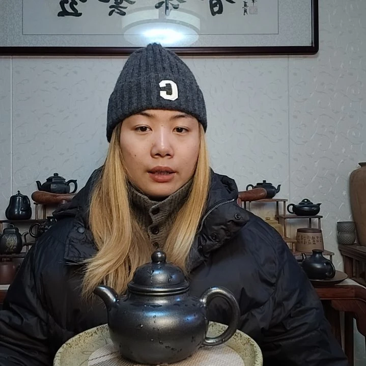 茶壶朱泥掇球350毫升石黄