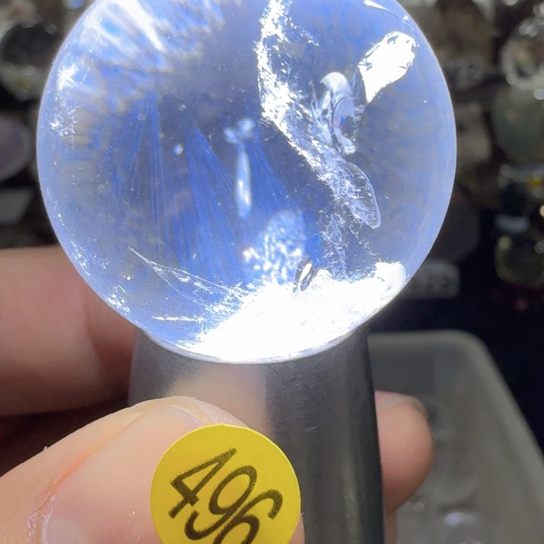 未镶嵌水晶珠宝半成品喜马拉雅蓝针