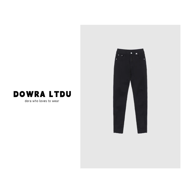 朵拉【】2025年春季新款设计款显瘦弯刀牛仔裤女MLPY-3212