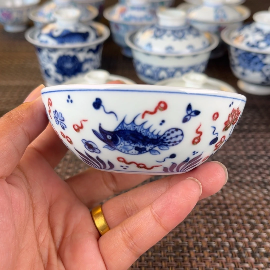 瓷片景德镇陶瓷杯子
