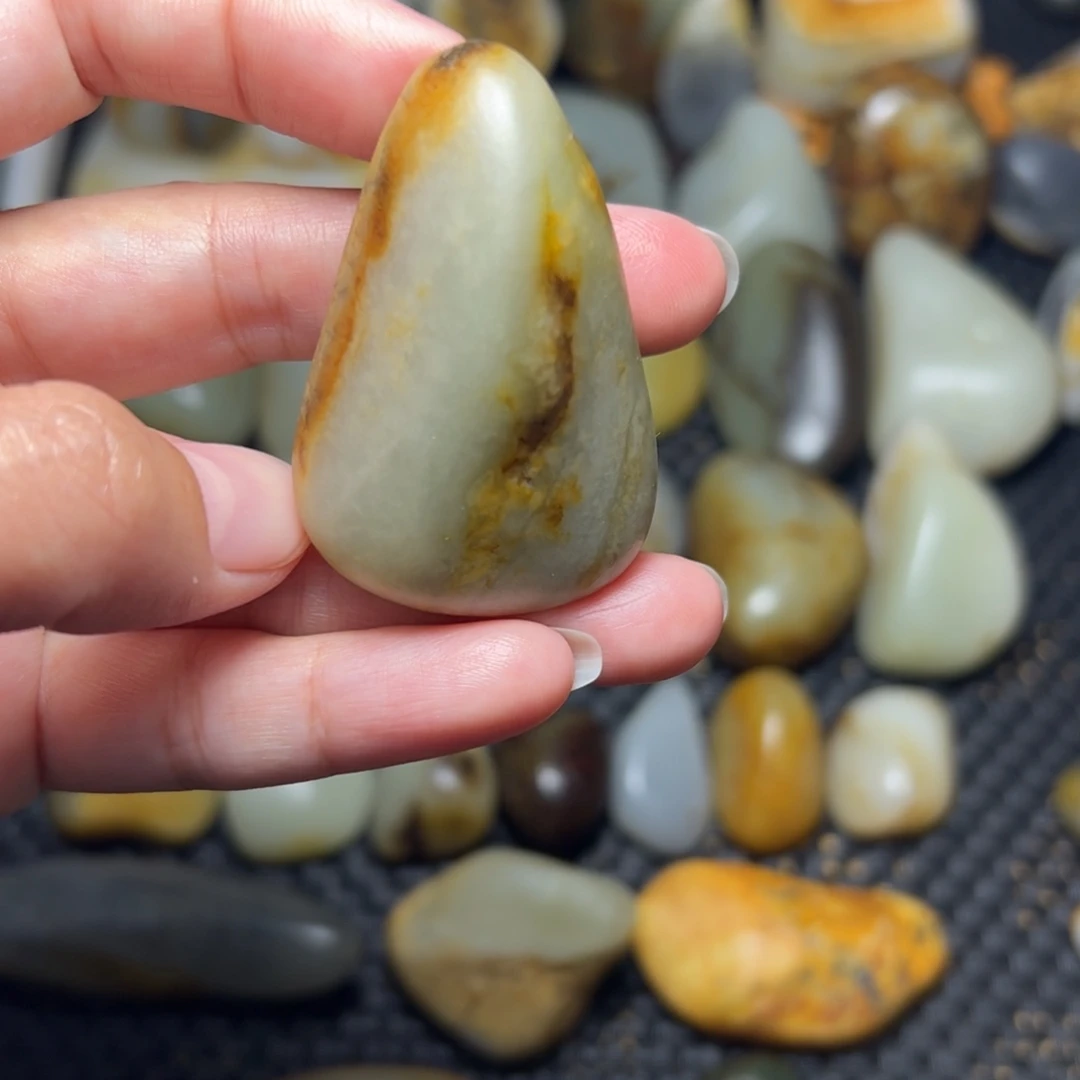 和田玉未镶嵌挂件107