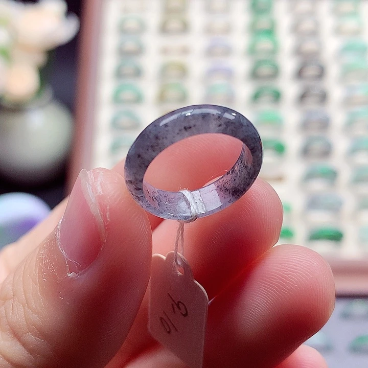 翡翠未镶嵌戒指9-10号