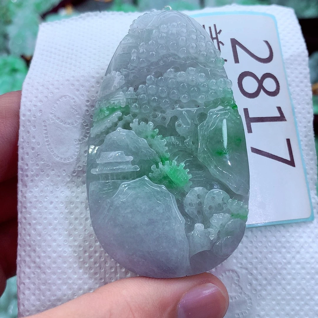 吊坠(不含链)未镶嵌翡翠