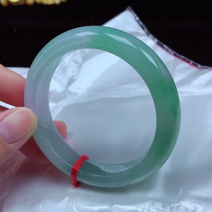 未镶嵌手镯翡翠55圈