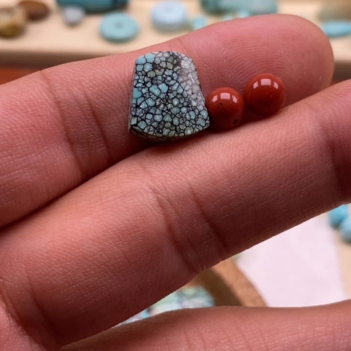 南红玛瑙合金珠宝半成品