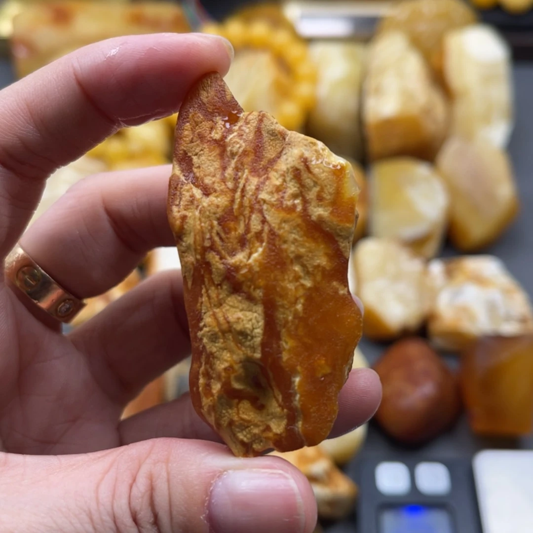 【闪购商品】未镶嵌定制琥珀天然琥珀蜜蜡原石定制
