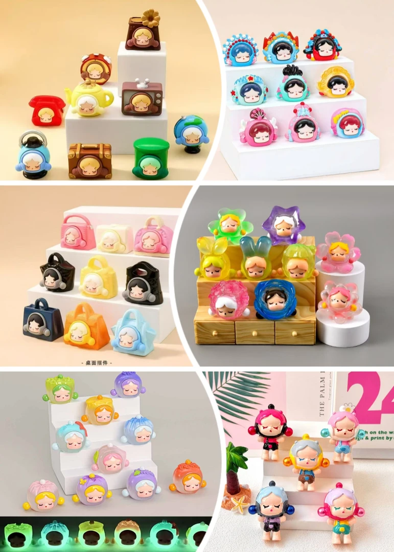 SP网红树脂DIY可爱小摆件树脂萌粒