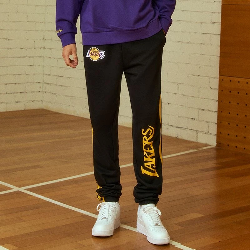 【湖人队】詹姆斯长裤男款篮球束脚裤宽松运动裤男裤子卫裤休闲