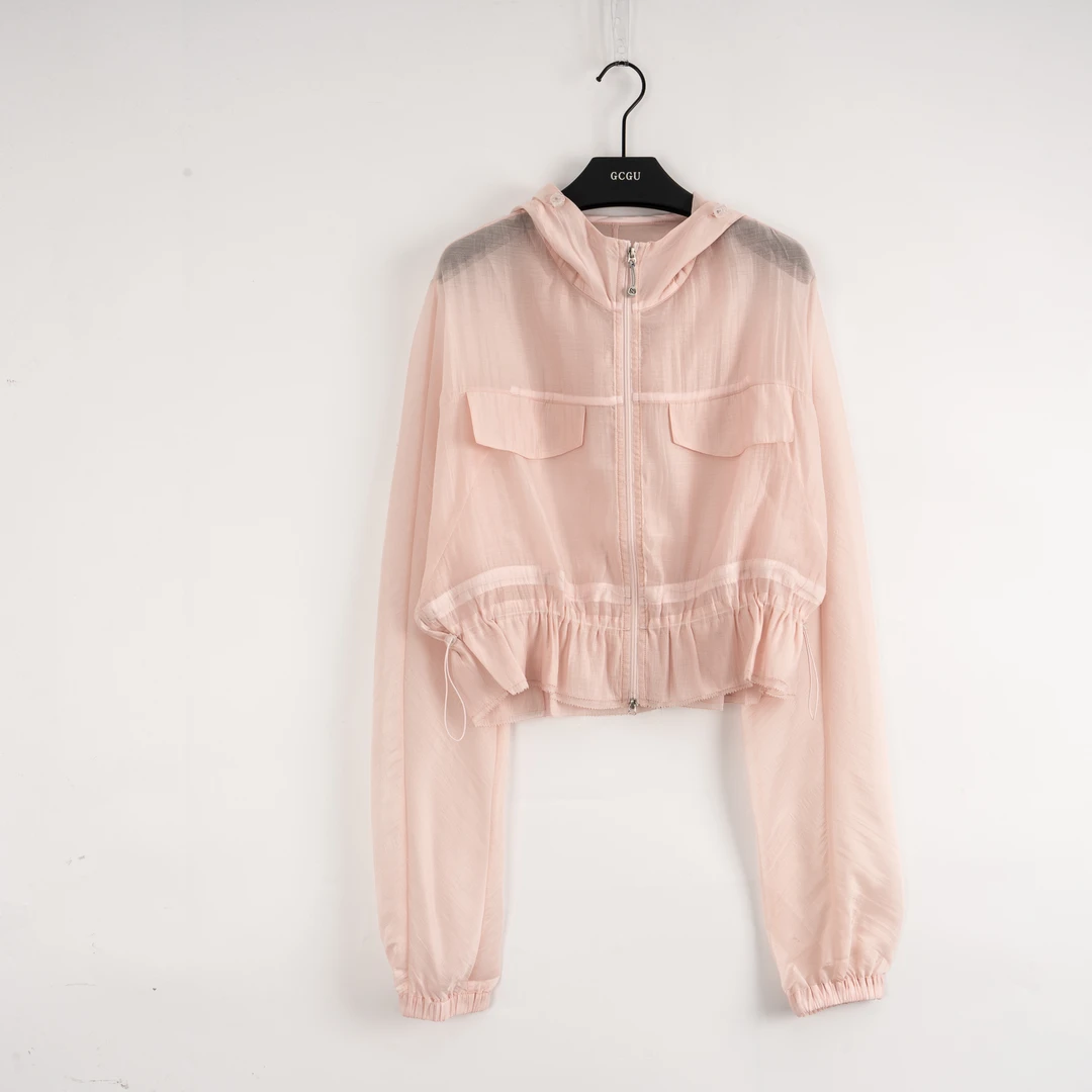 粉色休闲宽松百搭女装外套-20919