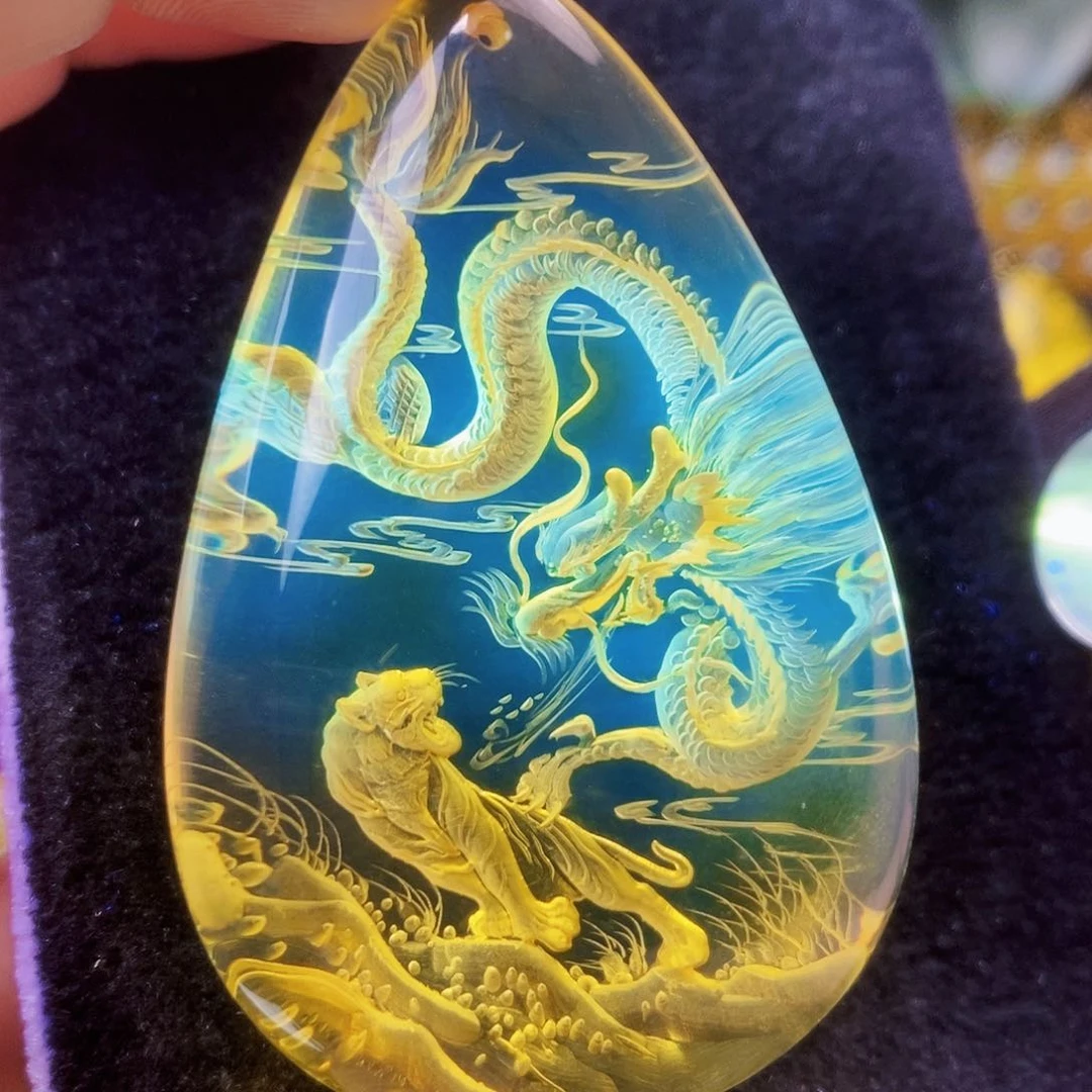 【闪购商品】金珀吊坠(不含链)未镶嵌