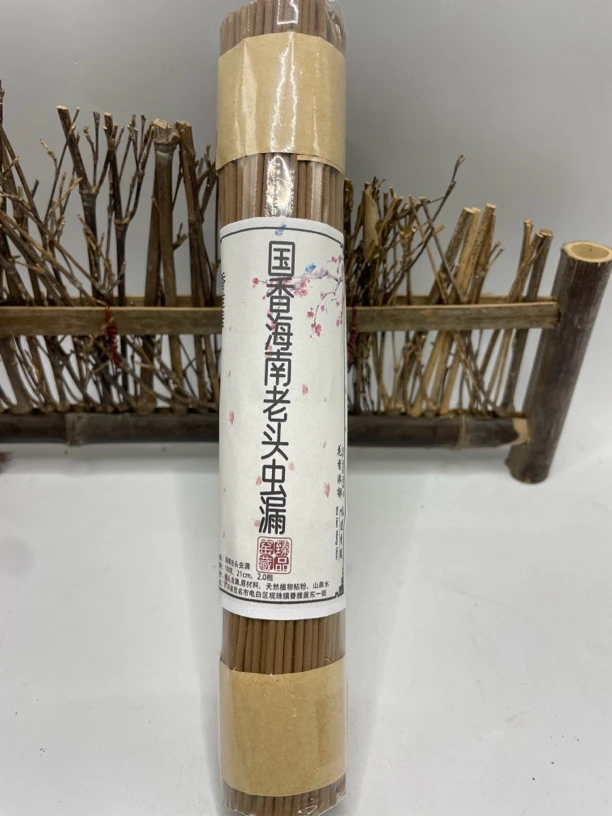 国香海南老头虫漏线香木质调净化香薰100克天然熏香文艺用香