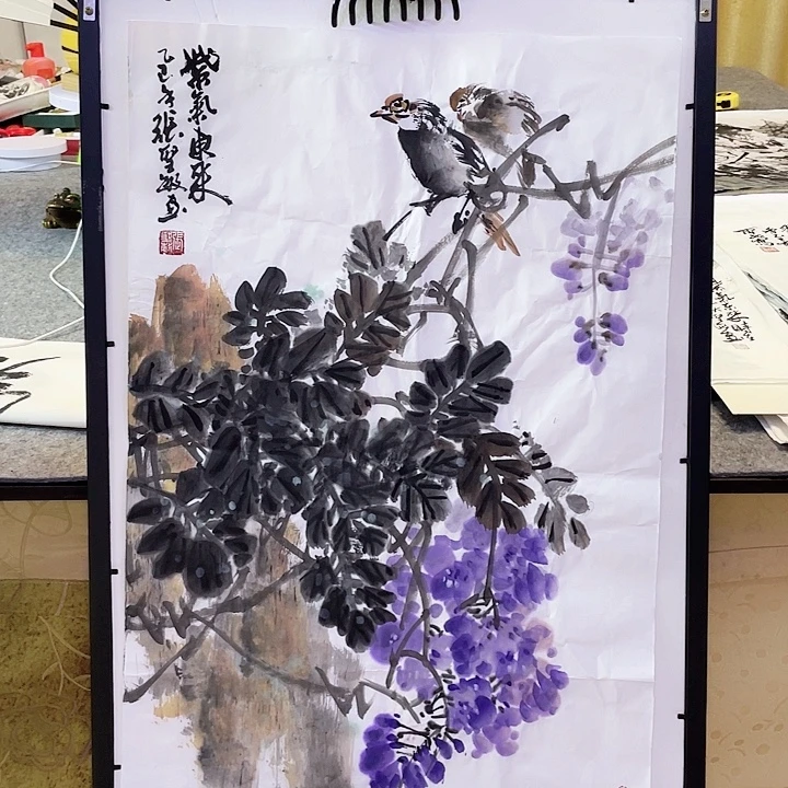 国画张圣敏先生纯手绘作品