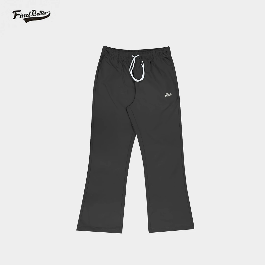 新款春夏秋冬微喇叭休闲运动健身户外宽松透气日常百搭长裤-285