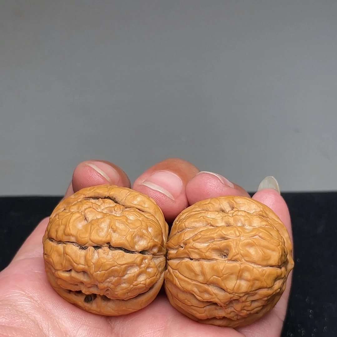 把件猴头核桃34×36全品头茬甲骨文XM3307