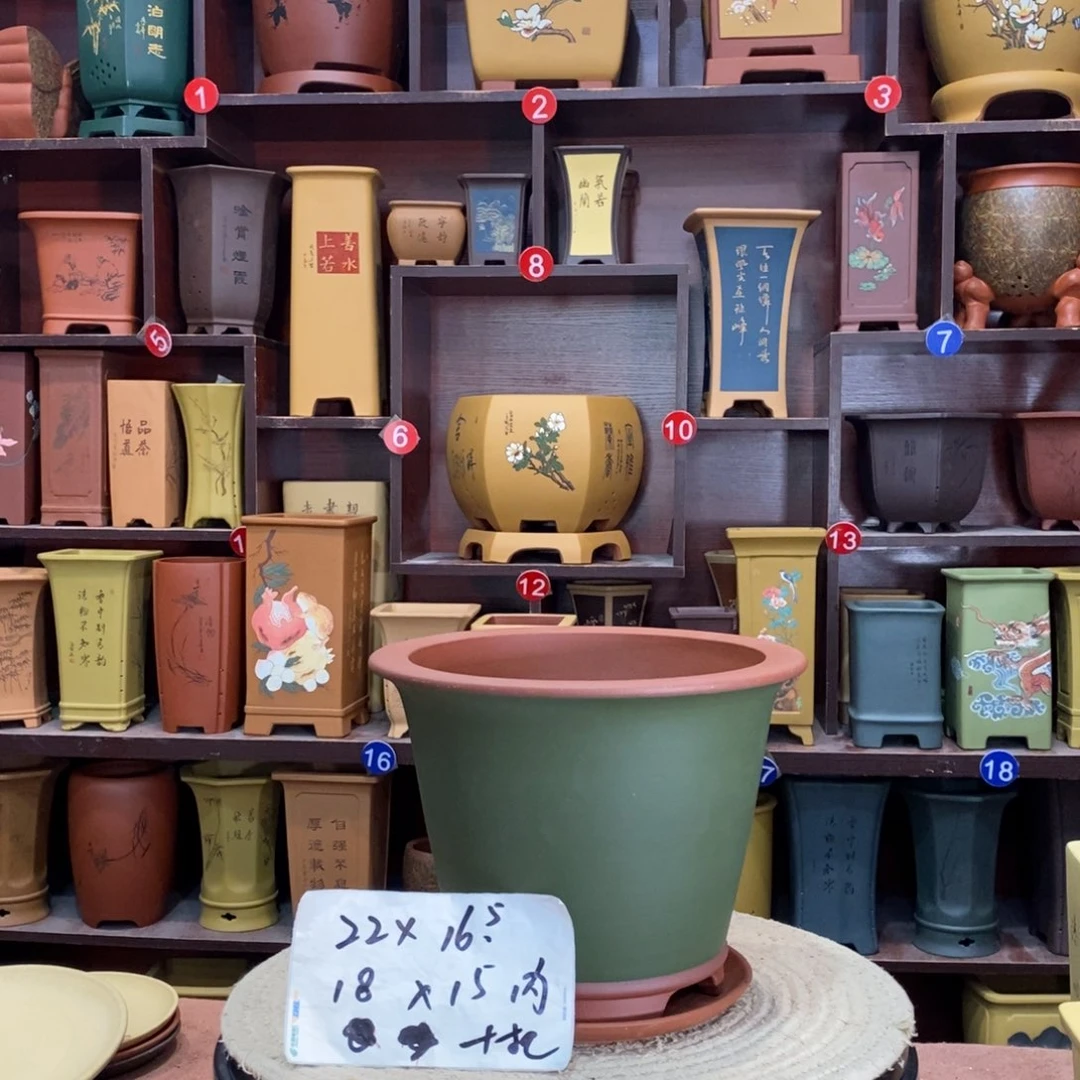 紫砂艺术紫砂花盆