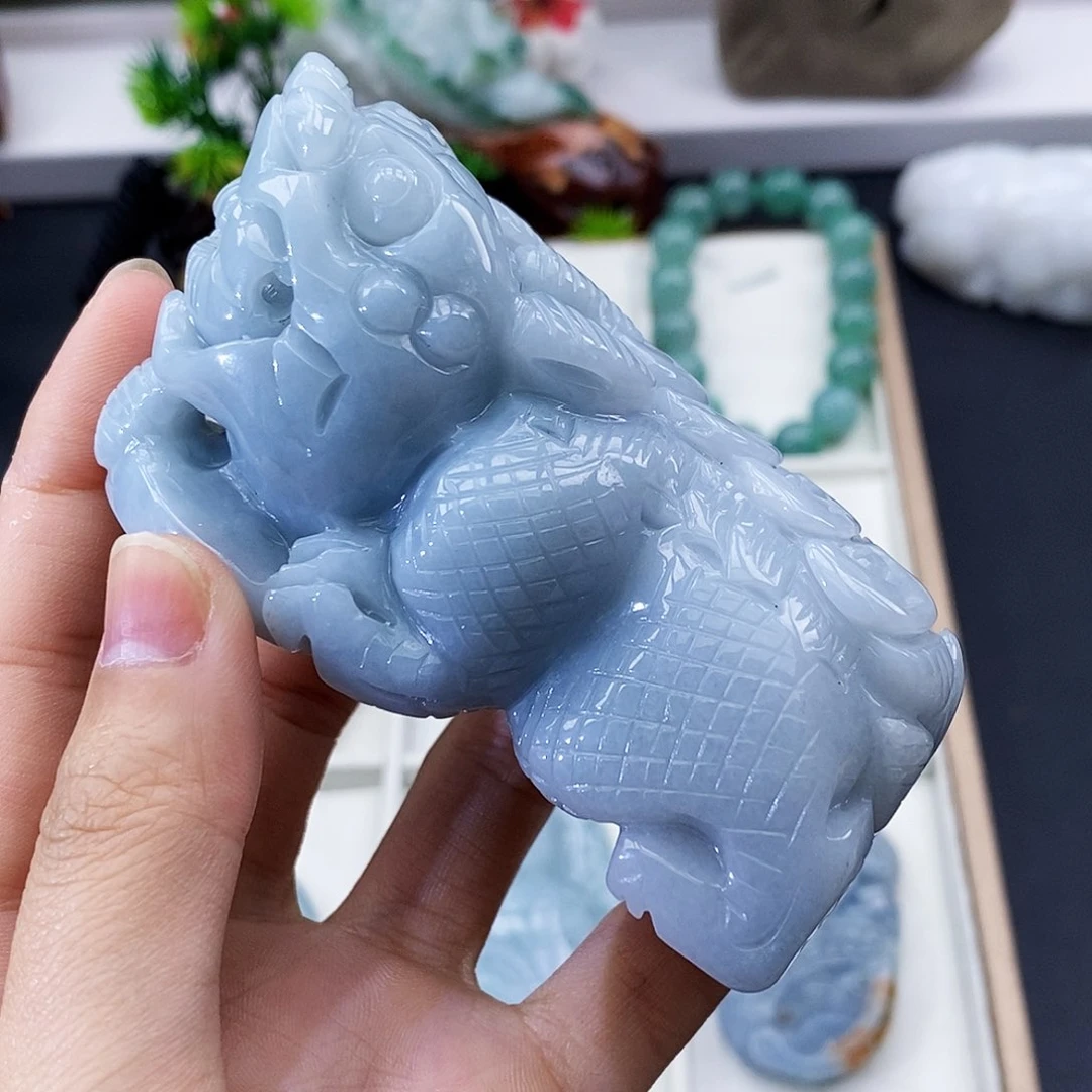 颈饰未镶嵌翡翠鬼**窍缅甸翡翠a货