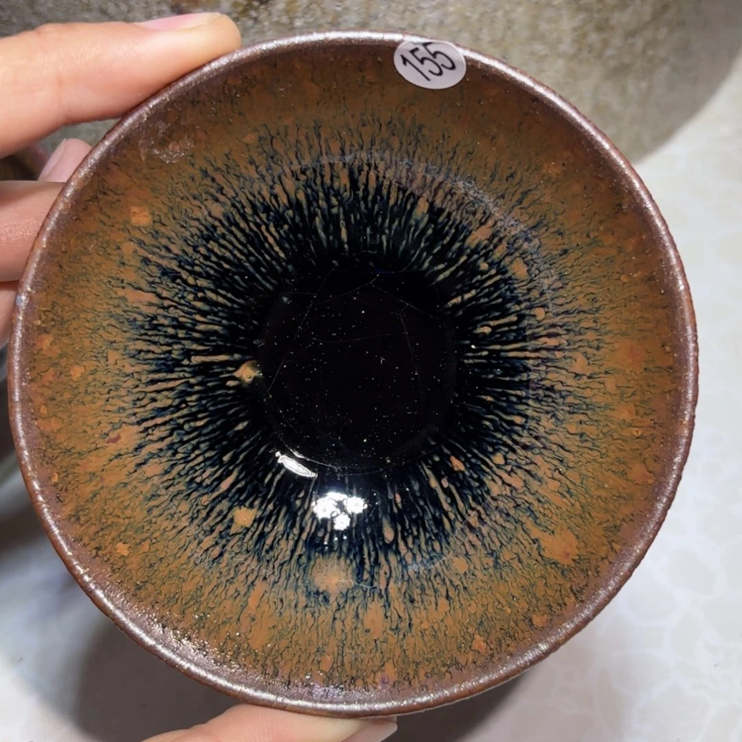 茶盏龙窑柴烧建盏155