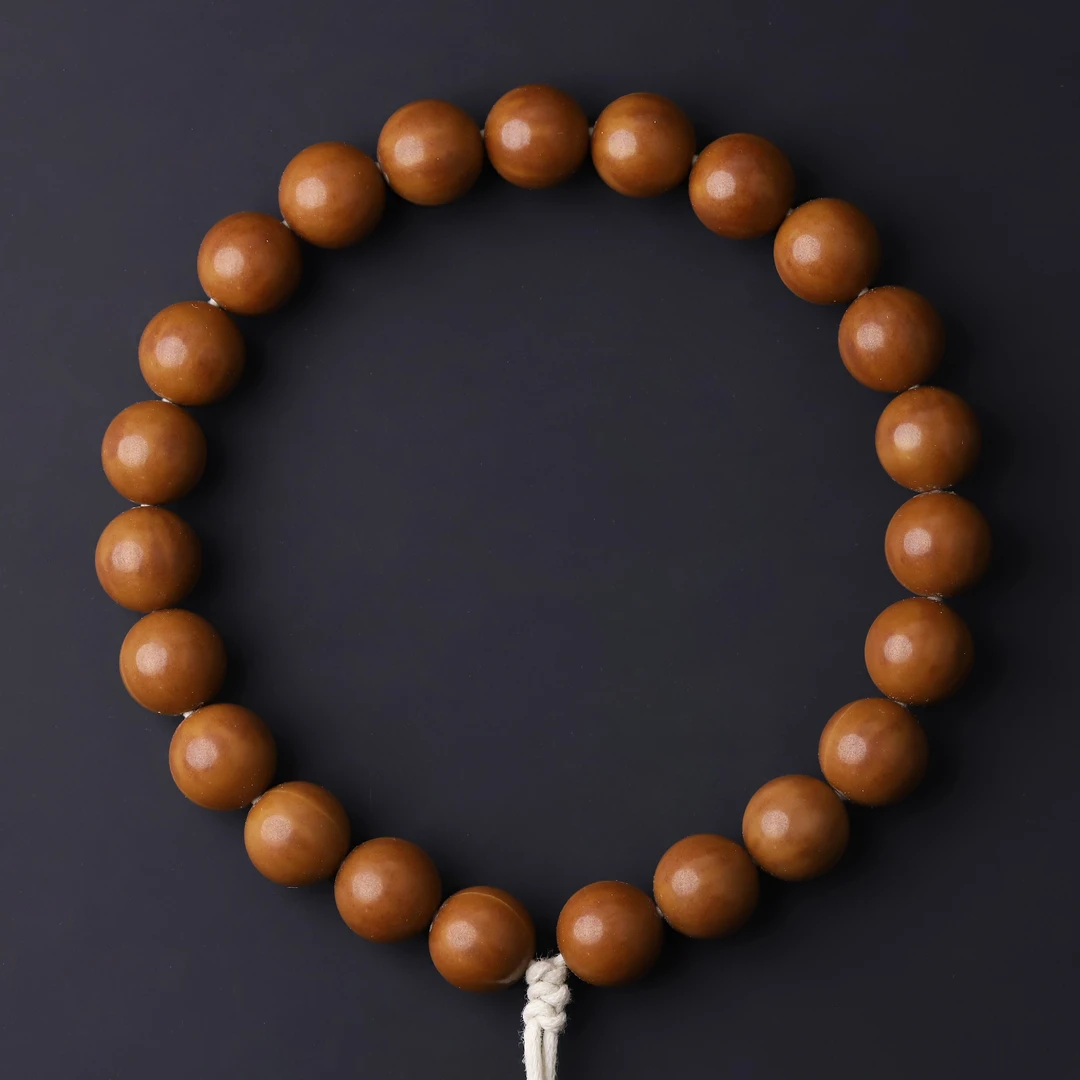 251163【龙炎猴头圆珠】精工猴头核桃单圈文玩手串