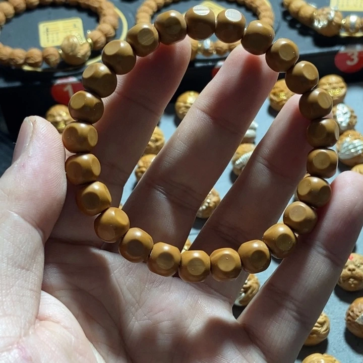 把件猴头核桃小六方