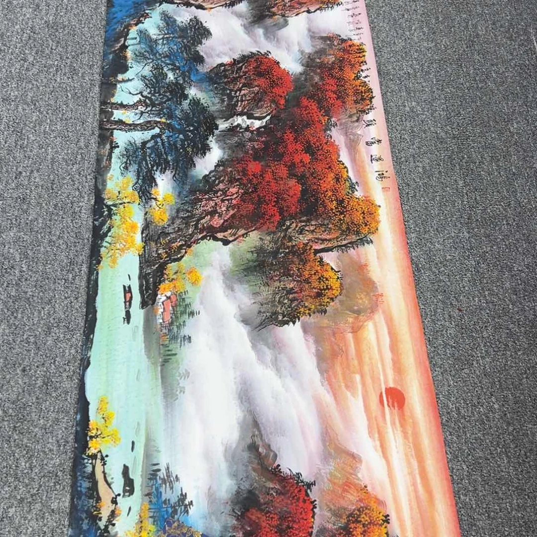 国画纯手绘字画宣纸