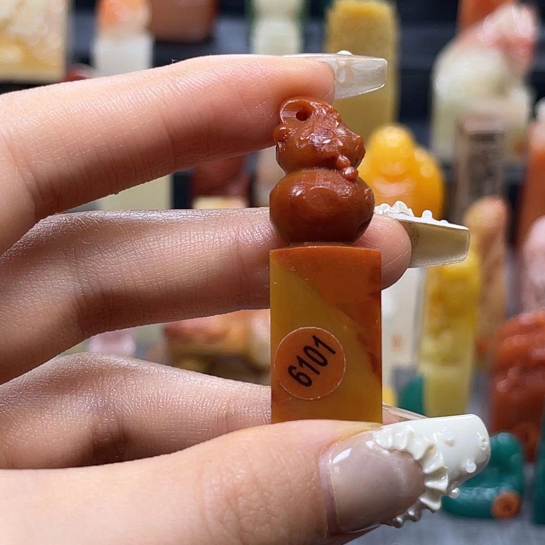 巴林石印石包邮包刻6101