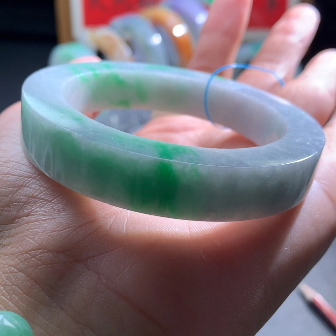 定制翡翠未镶嵌57-59圈口