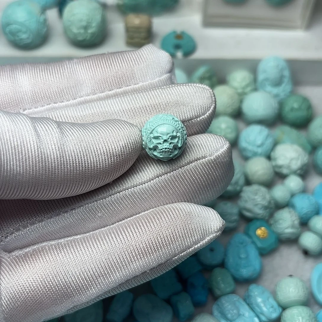 绿松石珠宝半成品未镶嵌