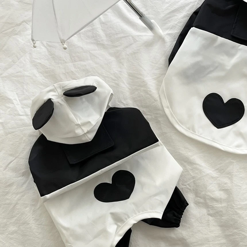 宠物狗狗衣服春夏款小型幼犬防水雨衣雨披泰迪博美外贸四脚衣