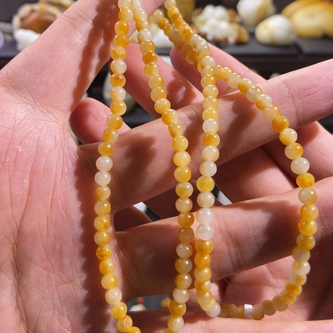 和田玉颈饰未镶嵌人***A