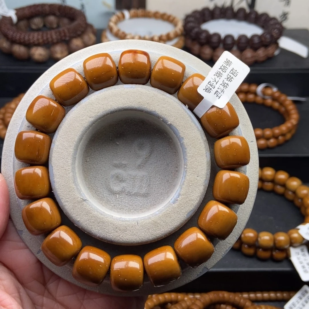 紫金鼠手串13mm天花板黄金甲短轴老型