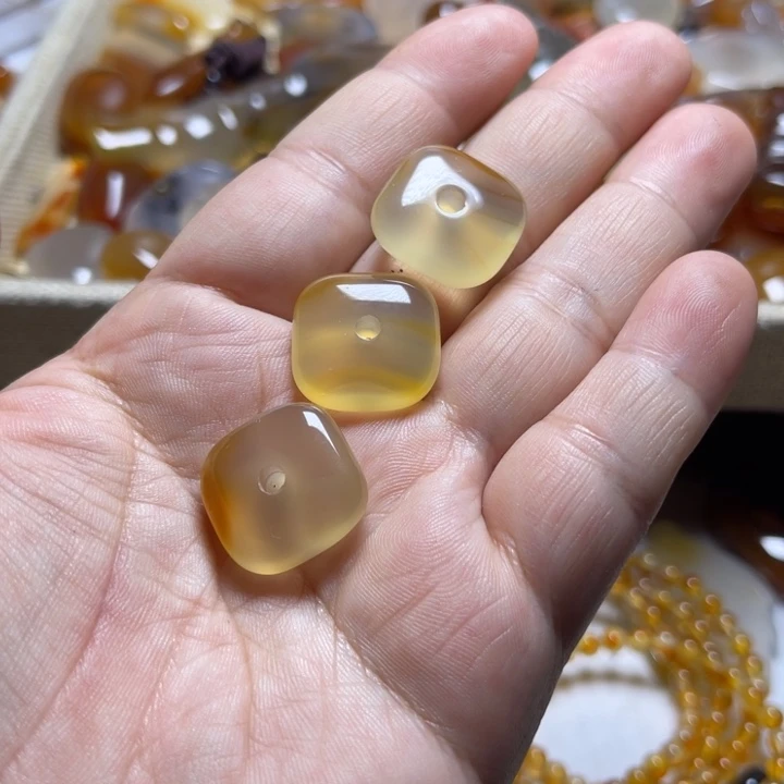 2***屋玛瑙/玉髓颈饰未镶嵌005