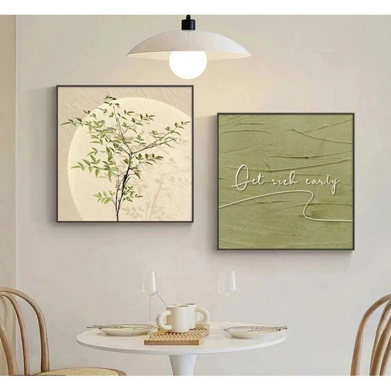 手工砂岩法式中古风复古客厅玄关餐厅书房挂画小众系列5050*2