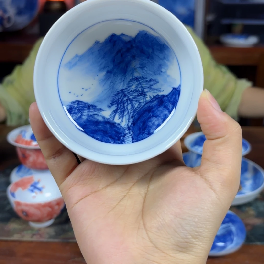 路***非国一王老师手绘山水