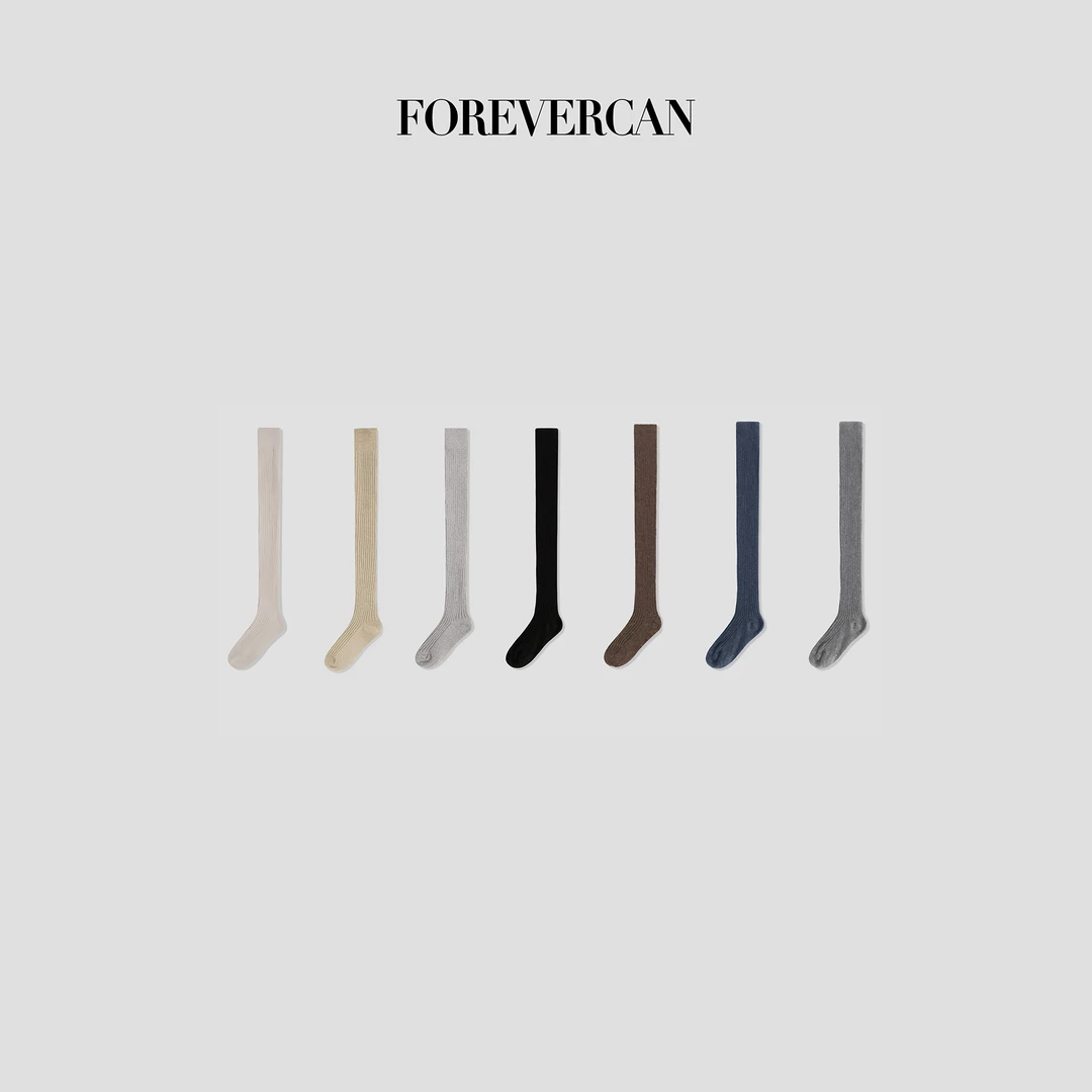 FOREVERCAN【新品彩蛋】七色长筒袜 袜子 SS25368