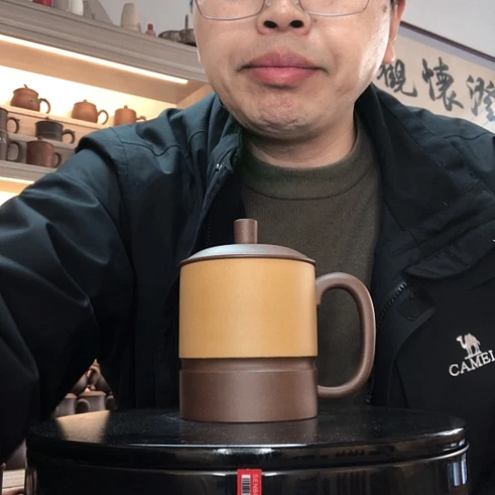 茶杯紫泥微瑕容量400