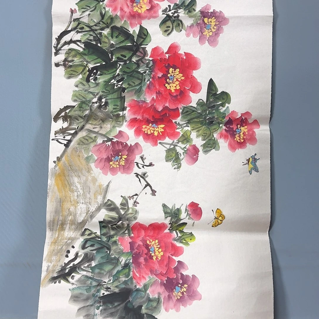 国画834 牡丹一如您的脸颊美丽如