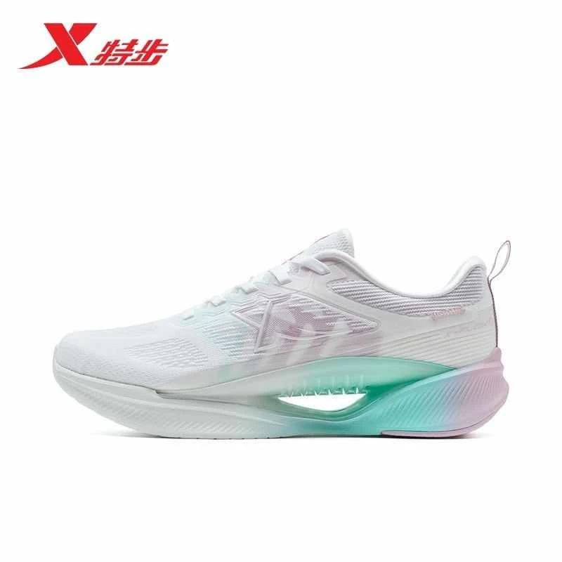 特步驰风8.0跑鞋女2025夏季新款网面透气轻便运动鞋975218110028