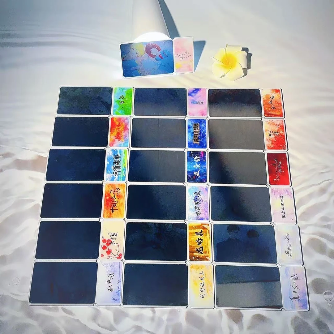 动漫明星镜中画透镜花子君超自然撒野判官亚克力镜中画便携式镜子