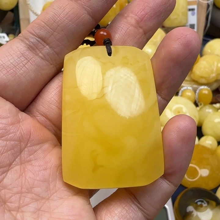 蜜蜡未镶嵌颈饰天然蜜蜡