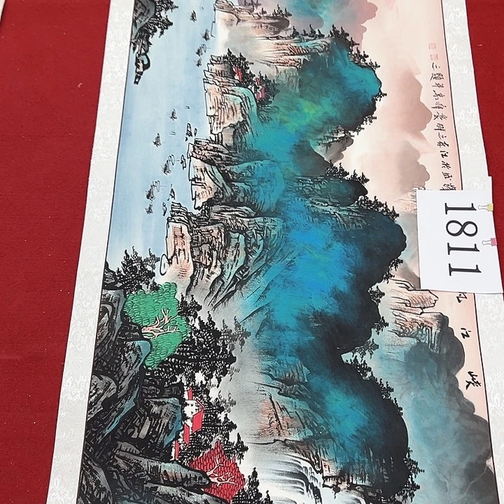 国画新年快乐纯手工纯手绘