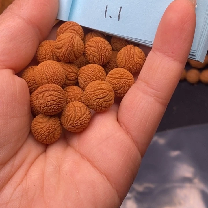 秦岭龙纹桃核21颗