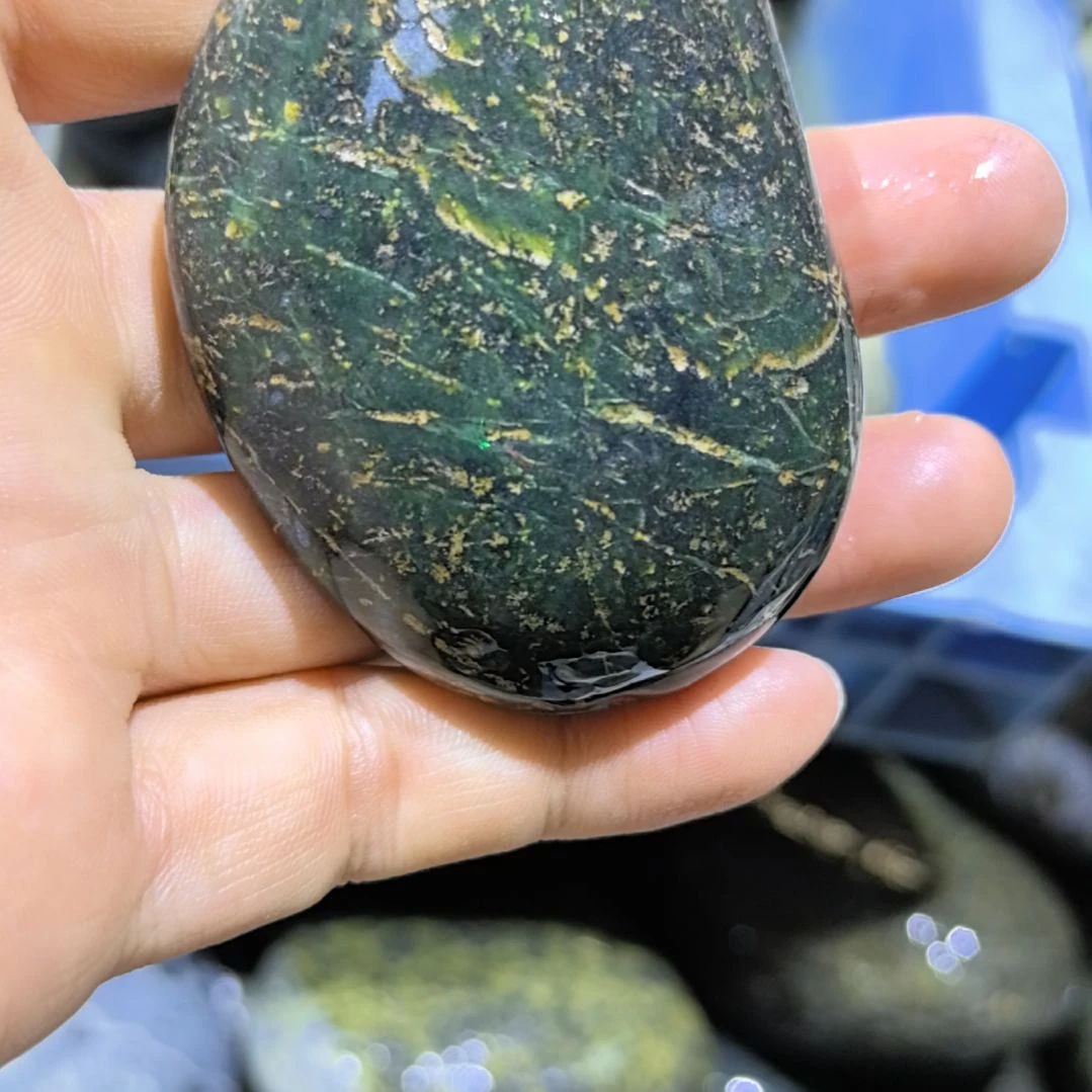 真***叶木藏玉药王石原石一个