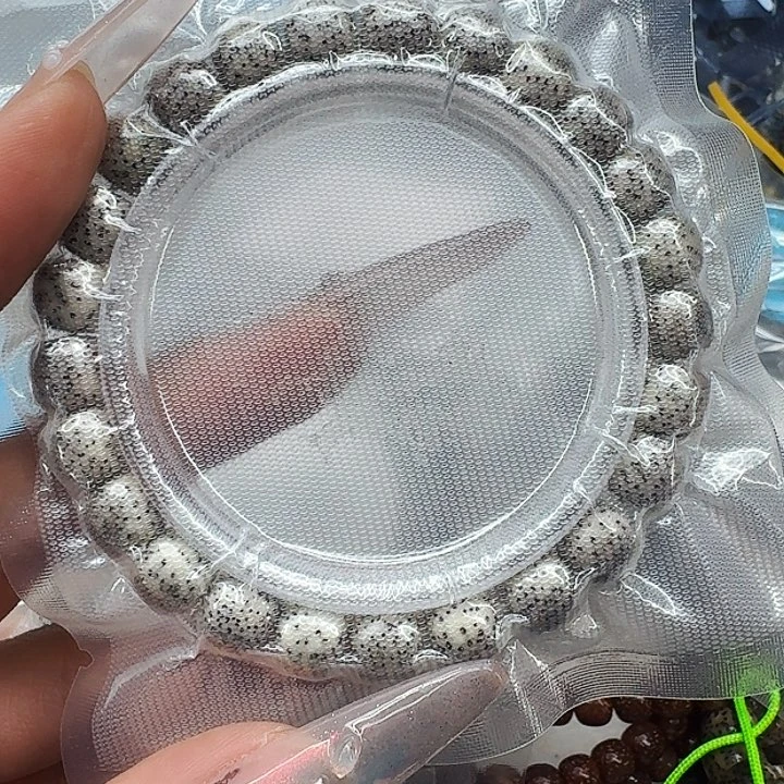星月菩提手串486高端卡姿兰绿包白星月菩提98桶单圈