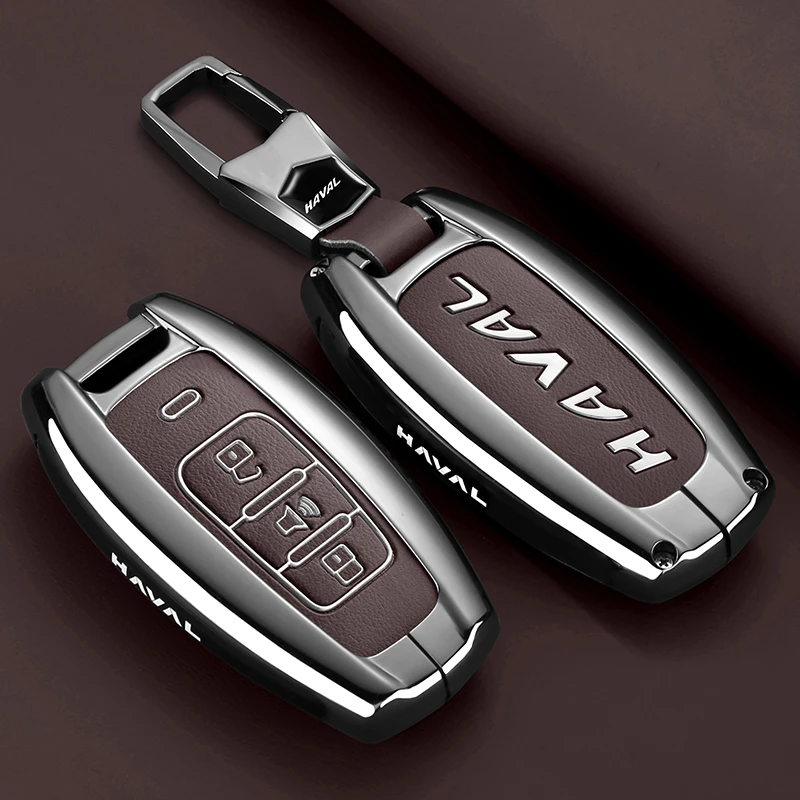 哈弗h6钥匙套第三代国潮版m6大狗f7/5专用h2s高级h9车H4/H7皮扣壳